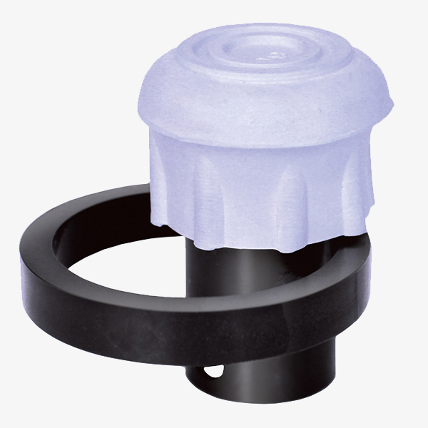 Curtain-Wall Staubschutzwand RingTop Kopfstück für Teleskopstange